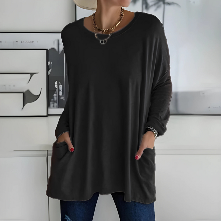 Bryony - Relaxed Long Sleeve Top