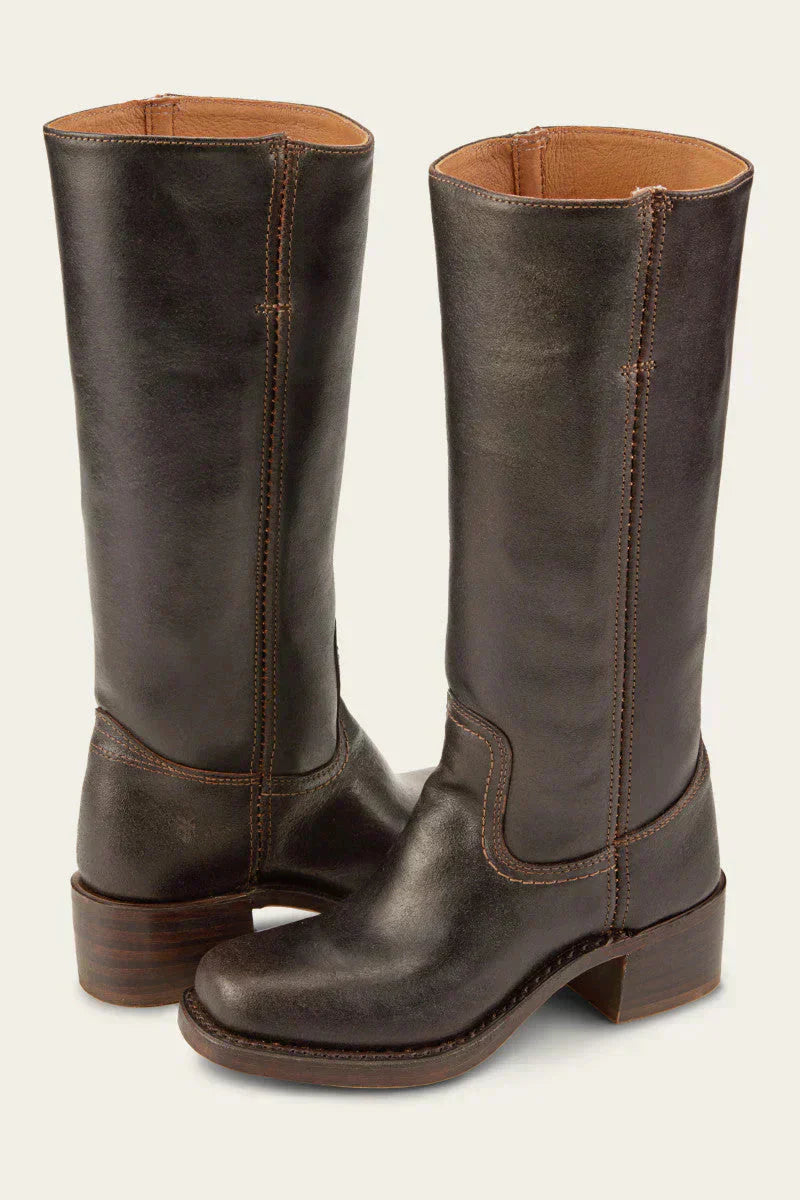 Oriana - Knee-High Boots with Slim Fit and Structured Sole