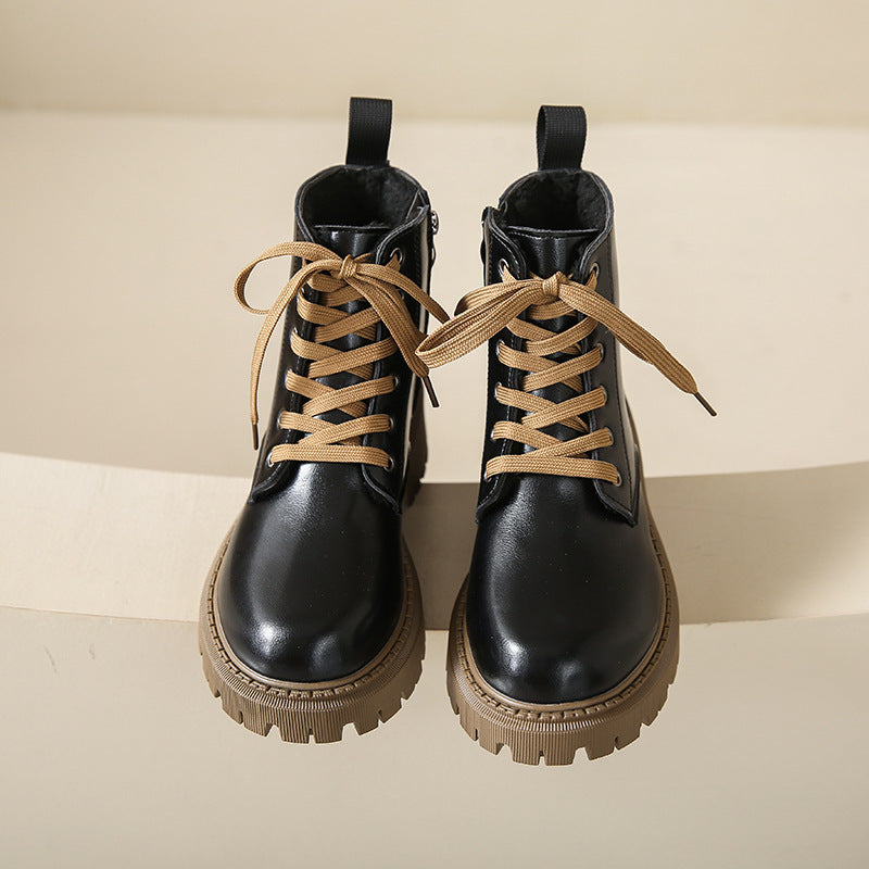 Helena - Lined Combat Boots
