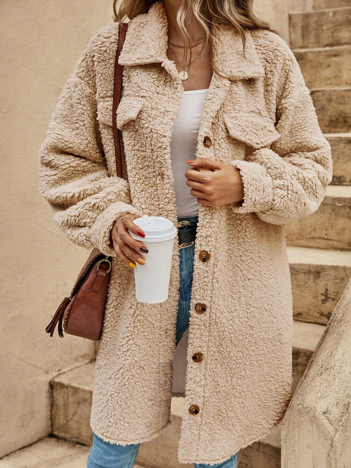 Emilia - Cozy Teddy Coat