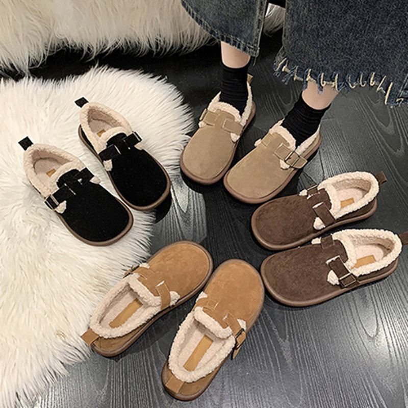 Charlotte - Warm and Comfortable Flat Shoes