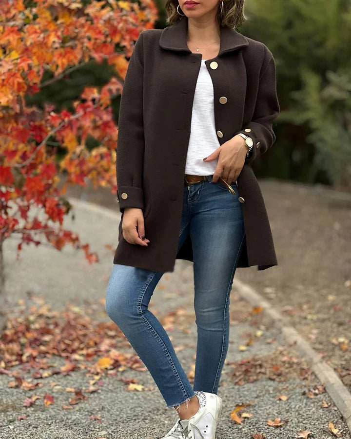 Marisol - Oversized coat with bow details