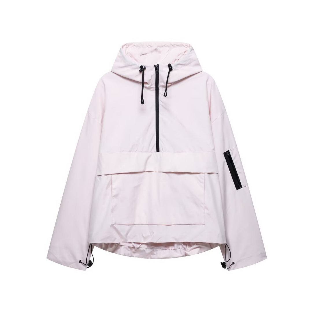 Sally - Waterproof & Windproof Hooded Pullover Jacket