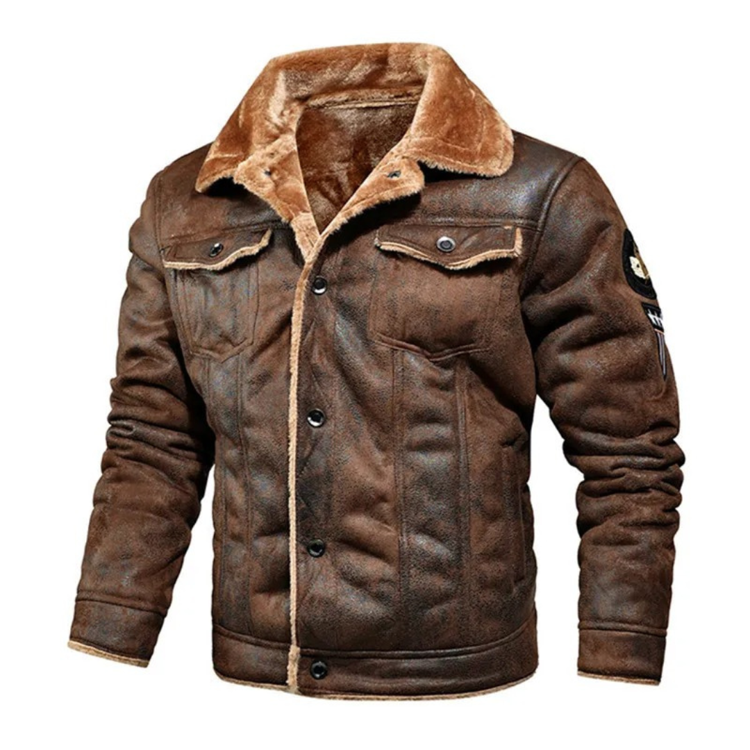 Gabriel -Warm and Versatile Leather Jacket