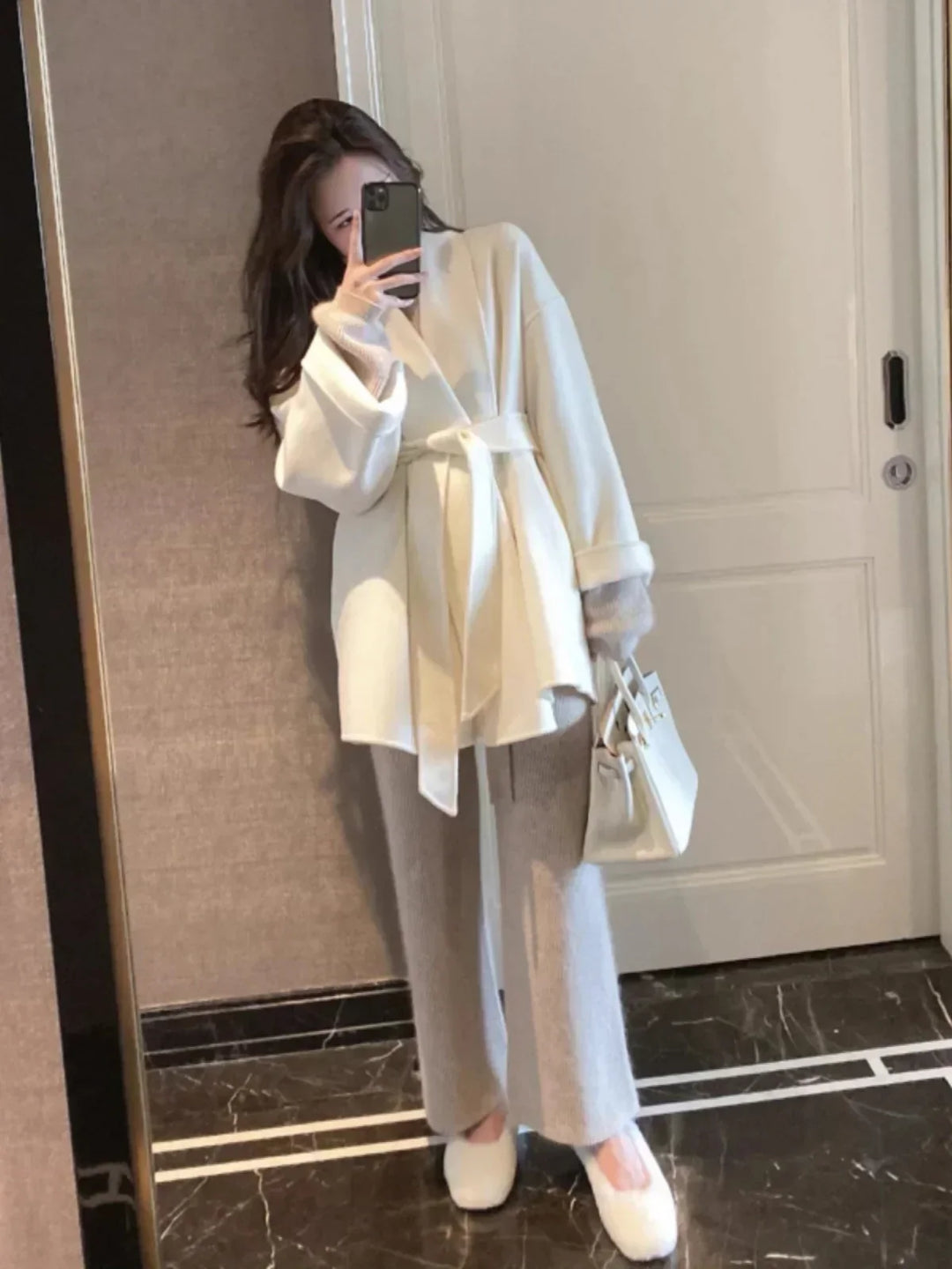 Celeste - Elegant Soft Wool Coat