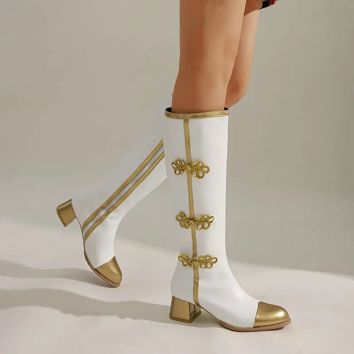 Quinn - Golden Crest Boots