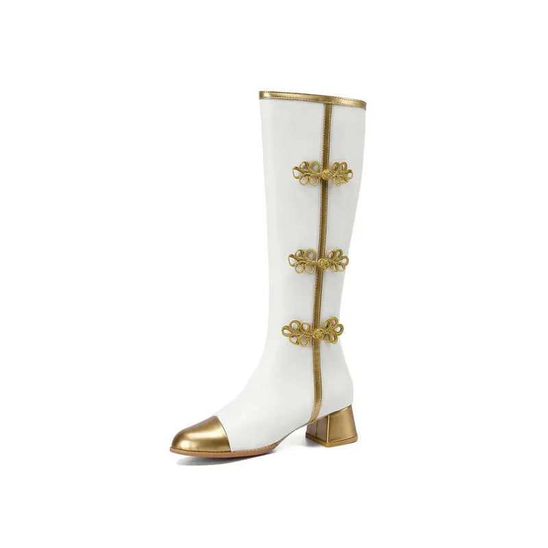 Quinn - Golden Crest Boots