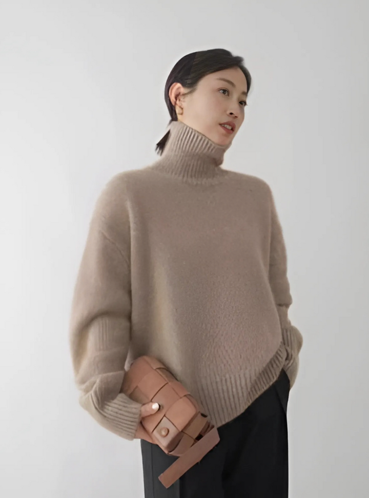 Violette - Cashmere Turtleneck Jumper