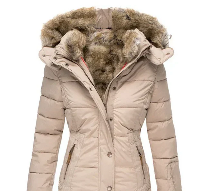 Fiona - Cozy Winter Coat with Fur Interior