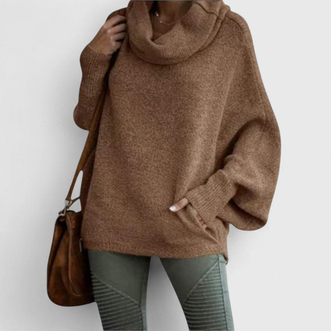 Abigail - Elegant Women's Sweater in Tortoiseshell