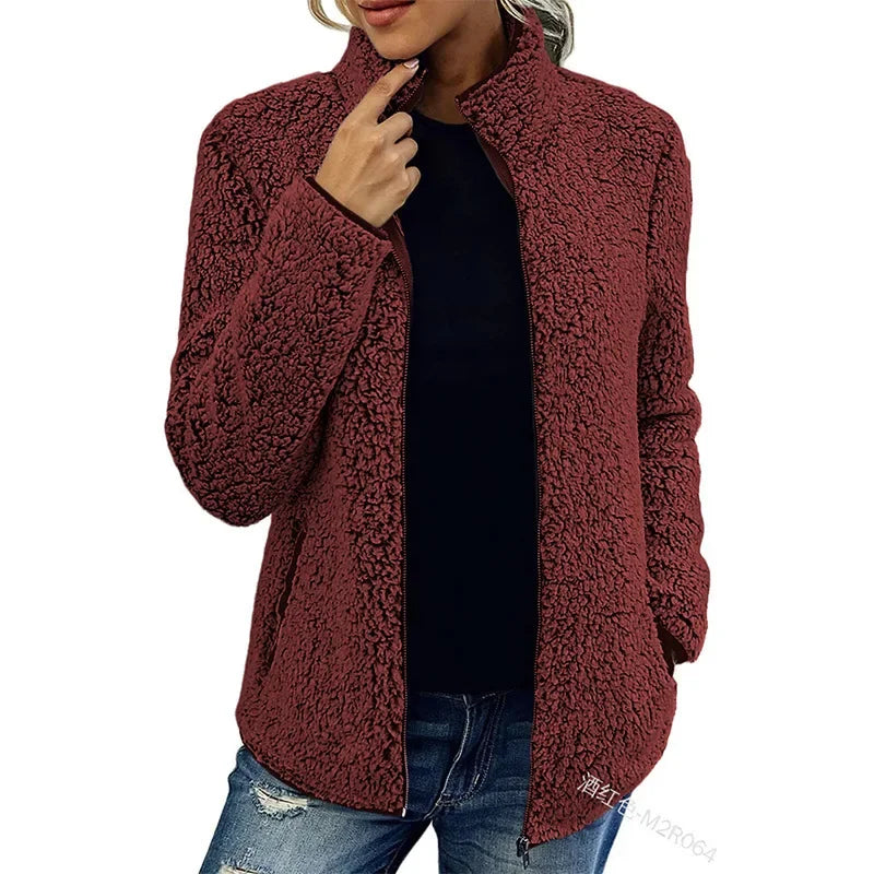 Eleanor - Elegant Casual Fleece Jacket