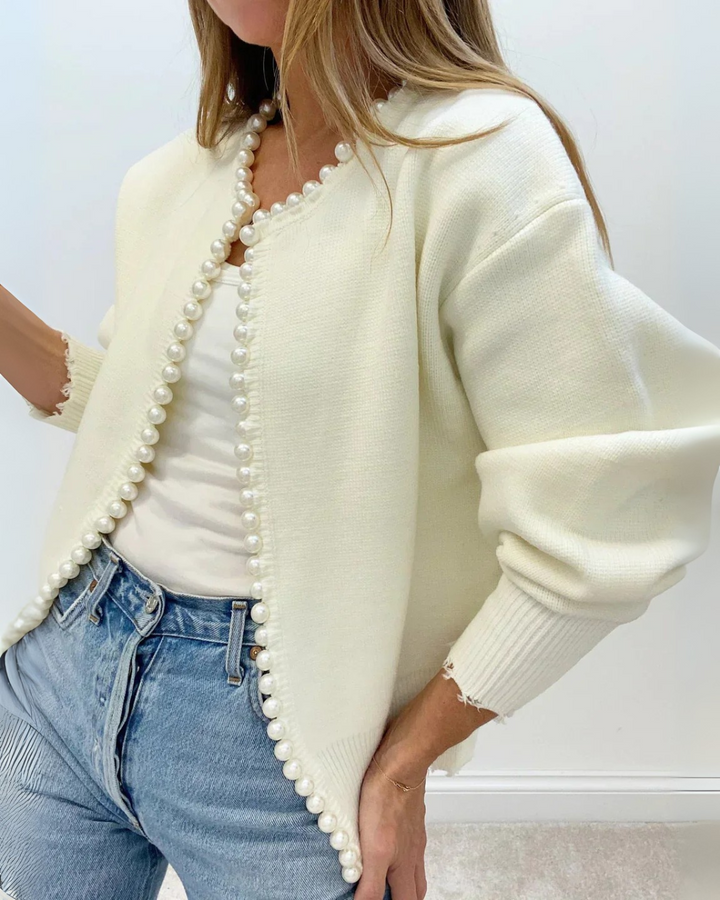 Pippa - Chic Pearl Cardigan