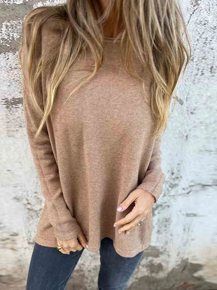 Lily - Women's Button Back Casual Knitted Sweater