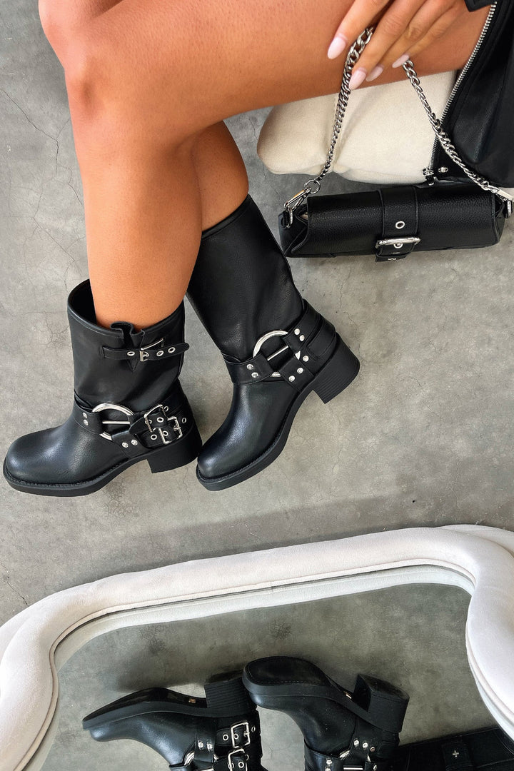 Adelaide - Women's Black Short Boots