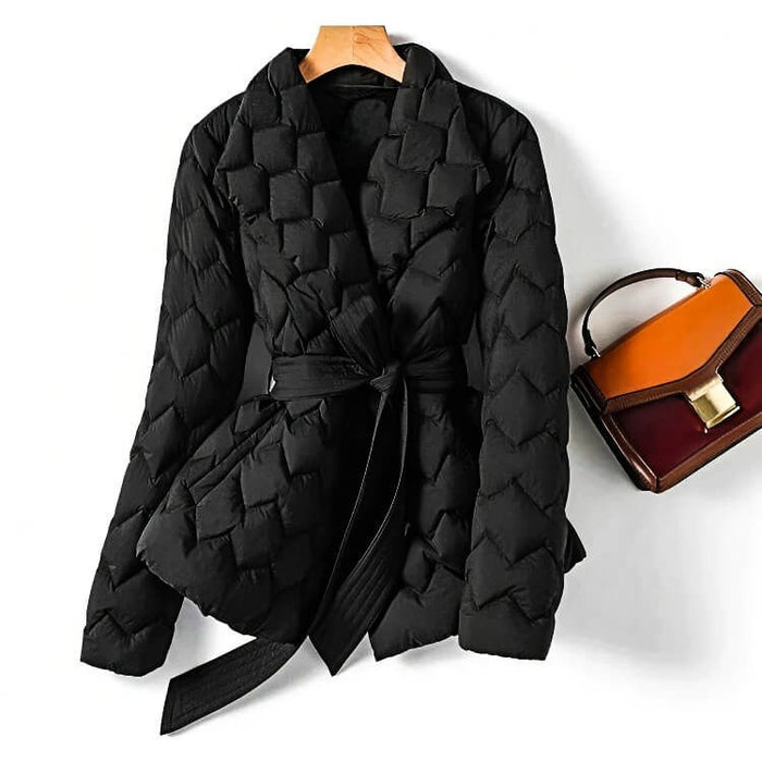 Dahlia - Stylish Quilted Down Coat