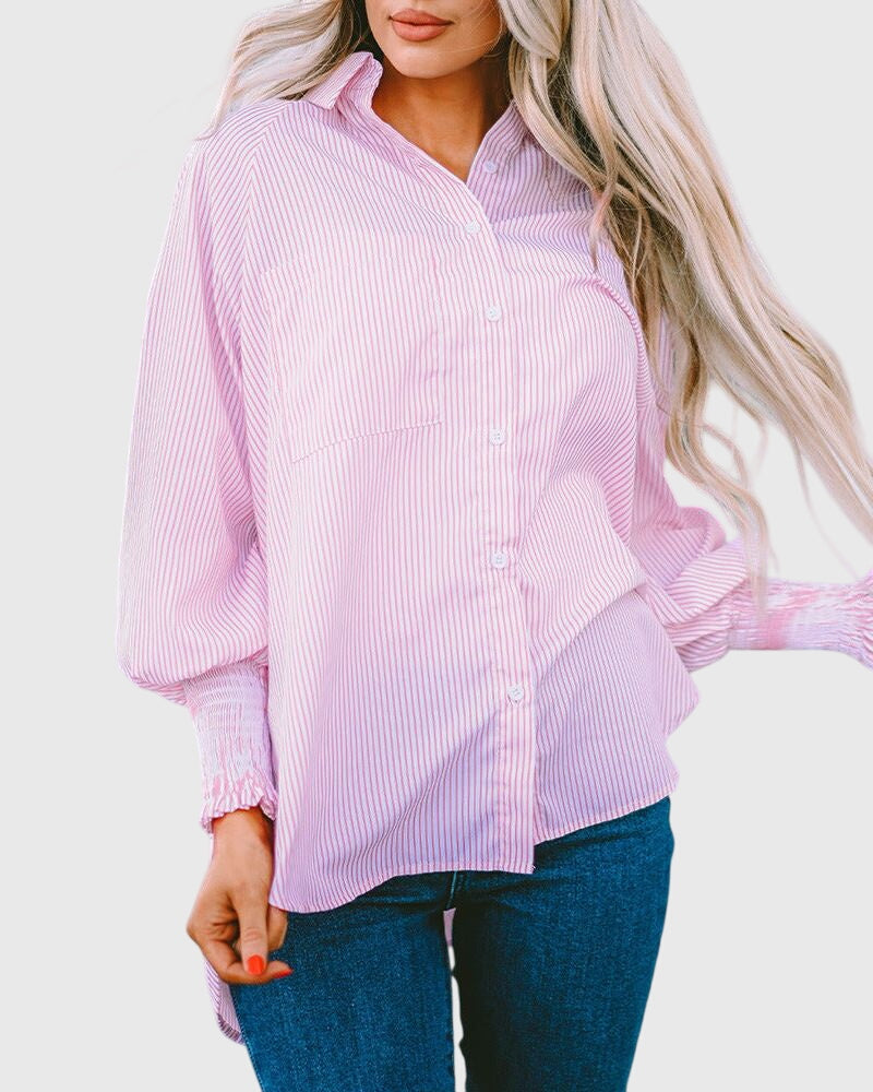 Harriet - Oversized Striped Shirt