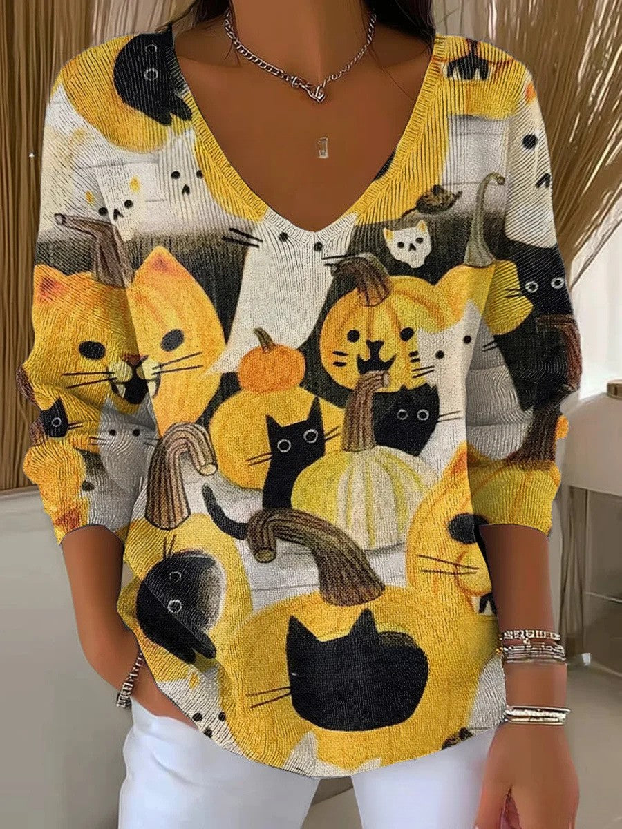 Felicity – V-neck jumper