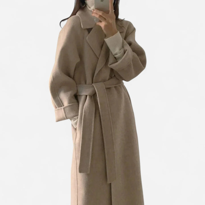 Daphne - Women's Longline Wool Coat