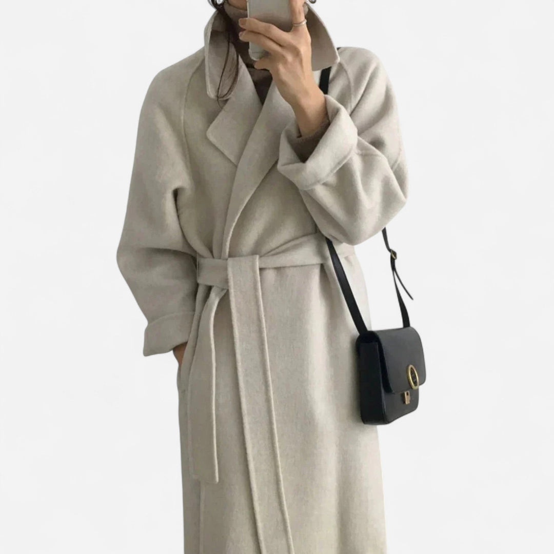 Daphne - Women's Longline Wool Coat