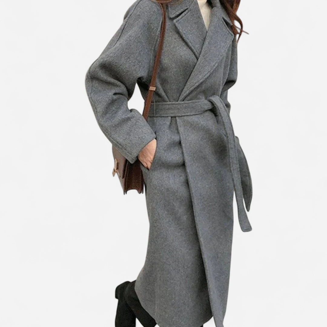 Daphne - Women's Longline Wool Coat