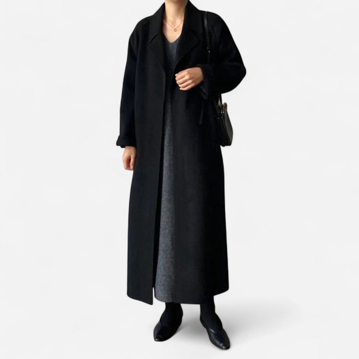 Daphne - Women's Longline Wool Coat