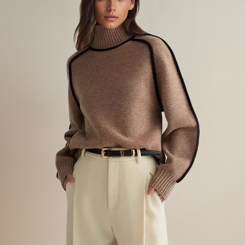 Calista - Women’s Jumper with Turtleneck