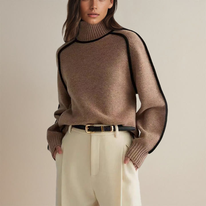 Calista - Women’s Jumper with Turtleneck