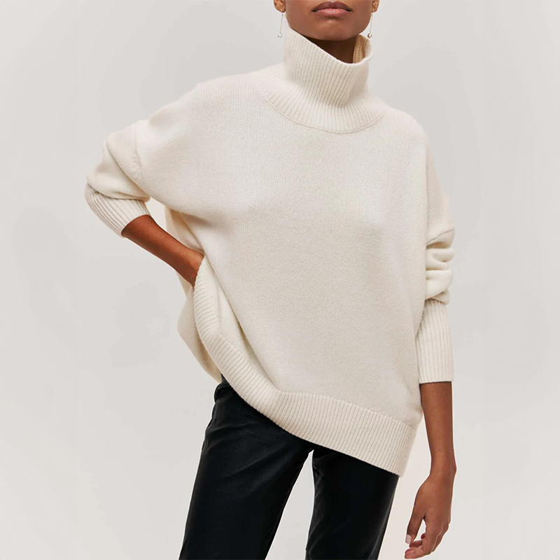 Blythe - Elegant Knitted Roll Neck Jumper