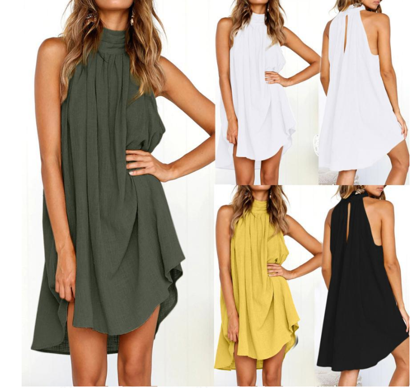 Lauren - Stylish Halter Neck Dress