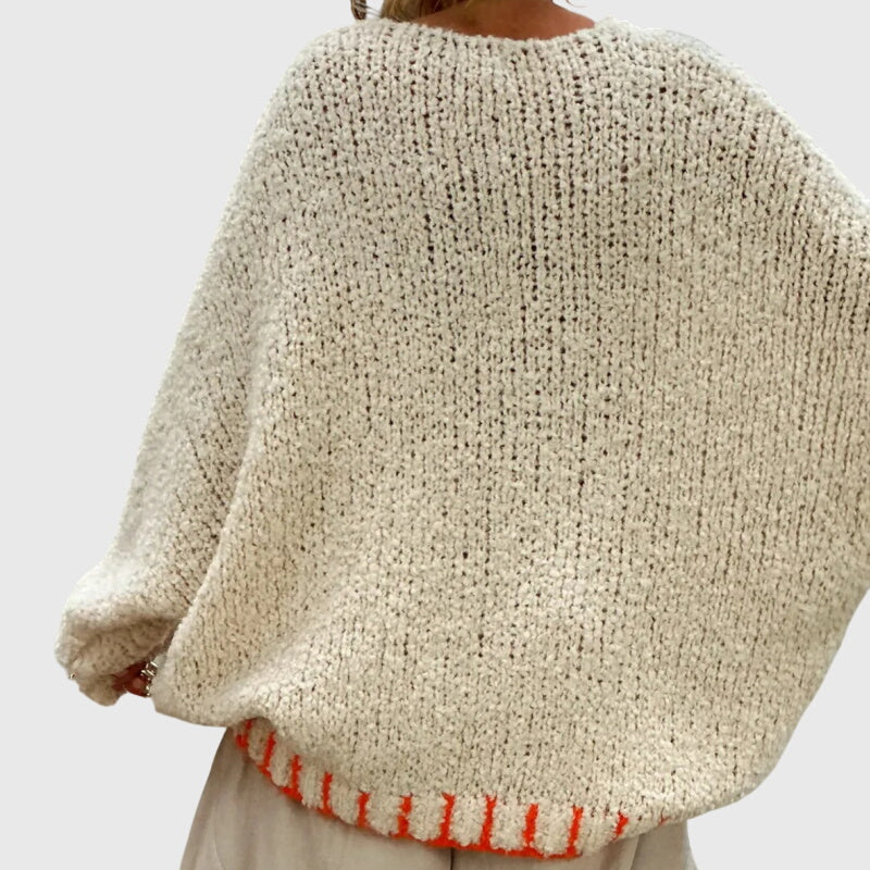 Georgina - V-neck Knit Jumper