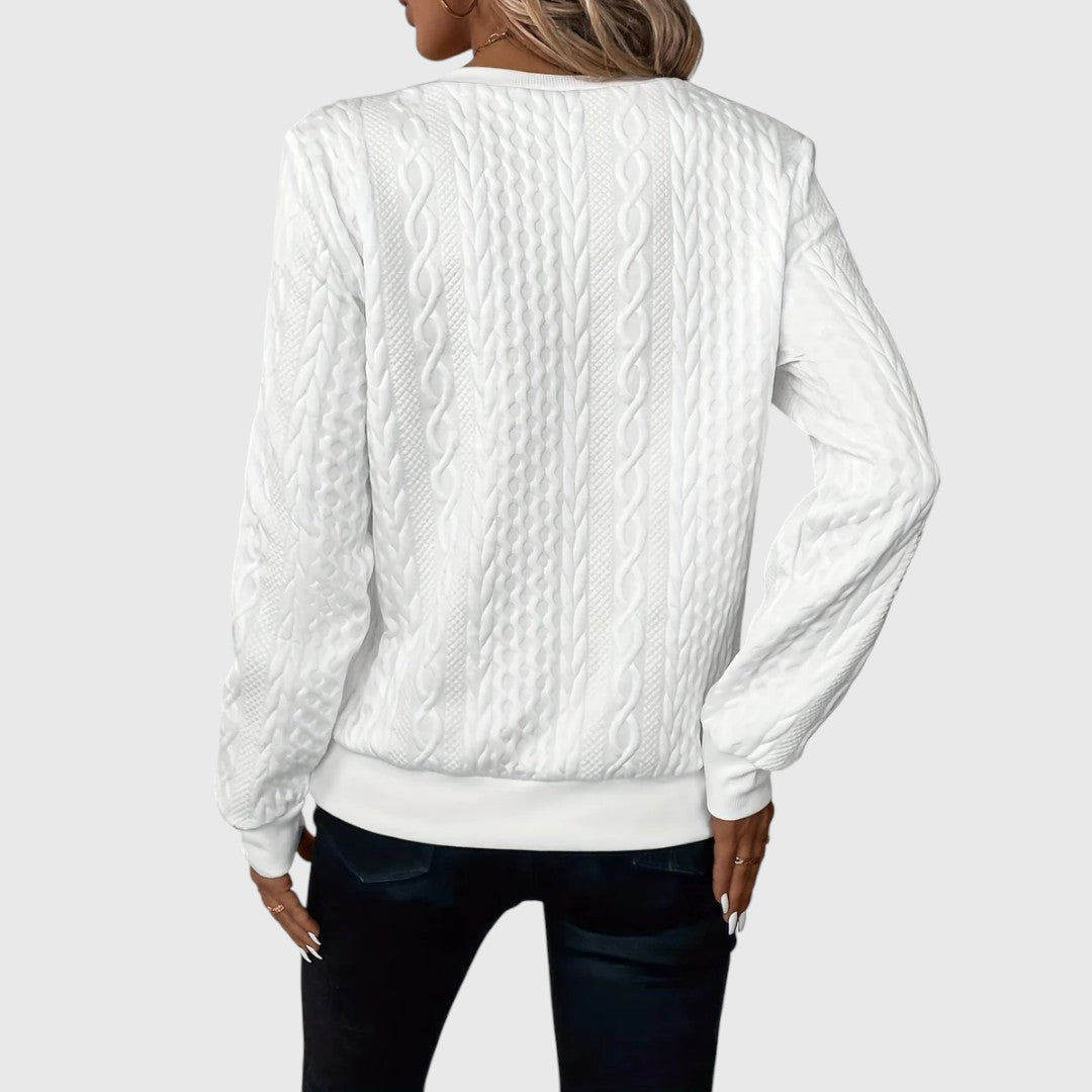 Hallie - Elegant Jumper with Zip