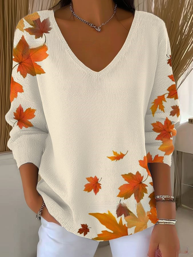 Talia – V-neck jumper