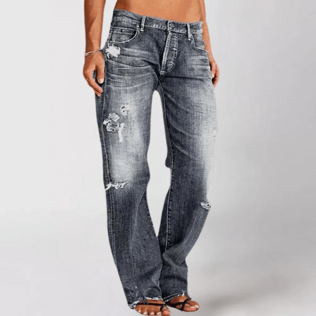 Doris - Relaxed Fit Wide-Leg Jeans