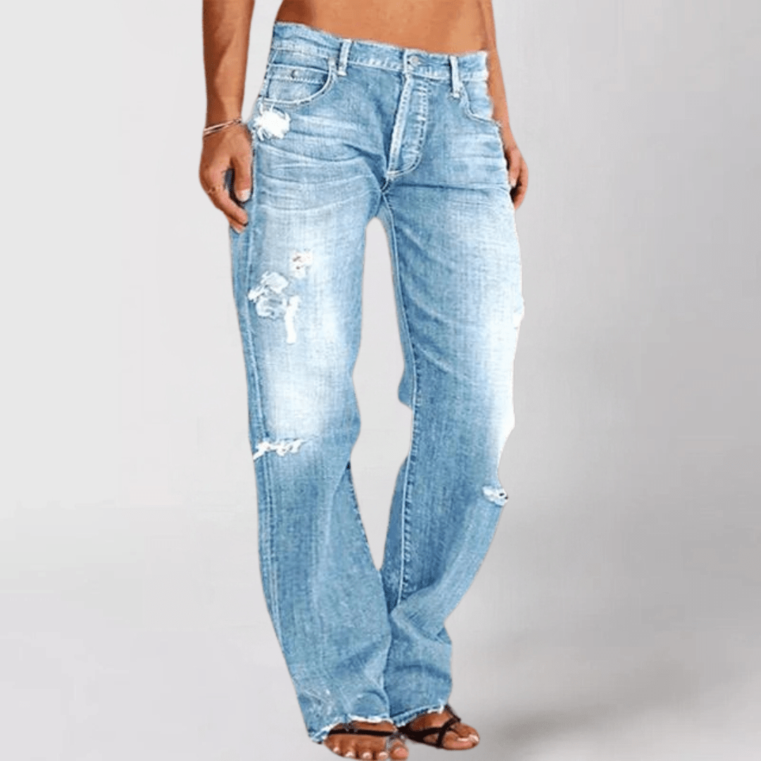 Doris - Relaxed Fit Wide-Leg Jeans