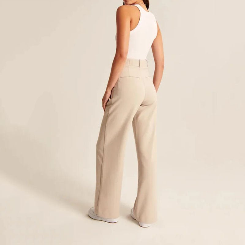 Hannah - Women's Loose Fit Wide Leg Trousers