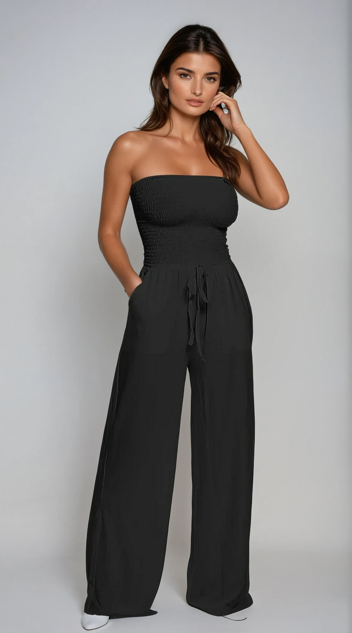 Valentina – Effortless Strapless Jumpsuit