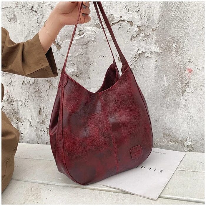 Ruby - Vintage Leather Handbag