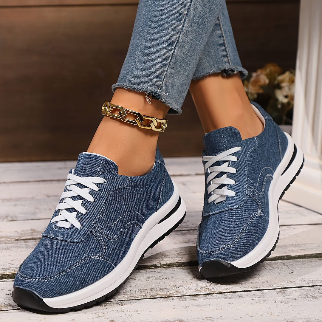 Isla - Orthopedic Denim Sneakers