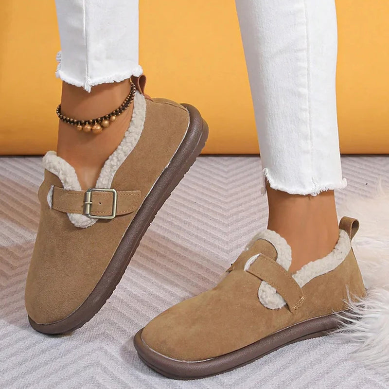 Charlotte - Warm and Comfortable Flat Shoes