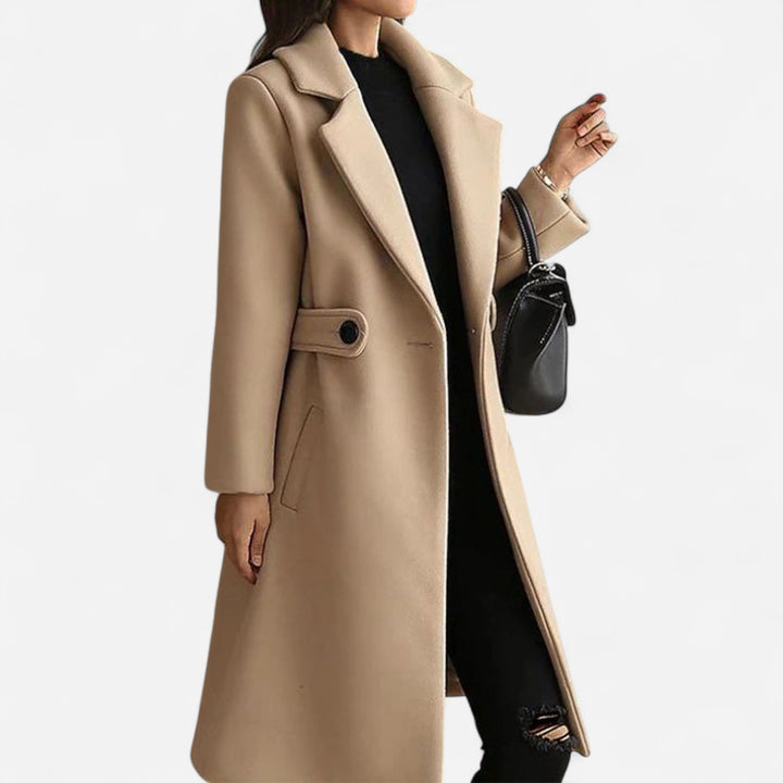 Lila - Classic Wool-Blend Coat Winter Elegance and Comfort