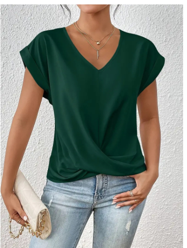 Harperlyn - Cozy V-Neck Casual Tee