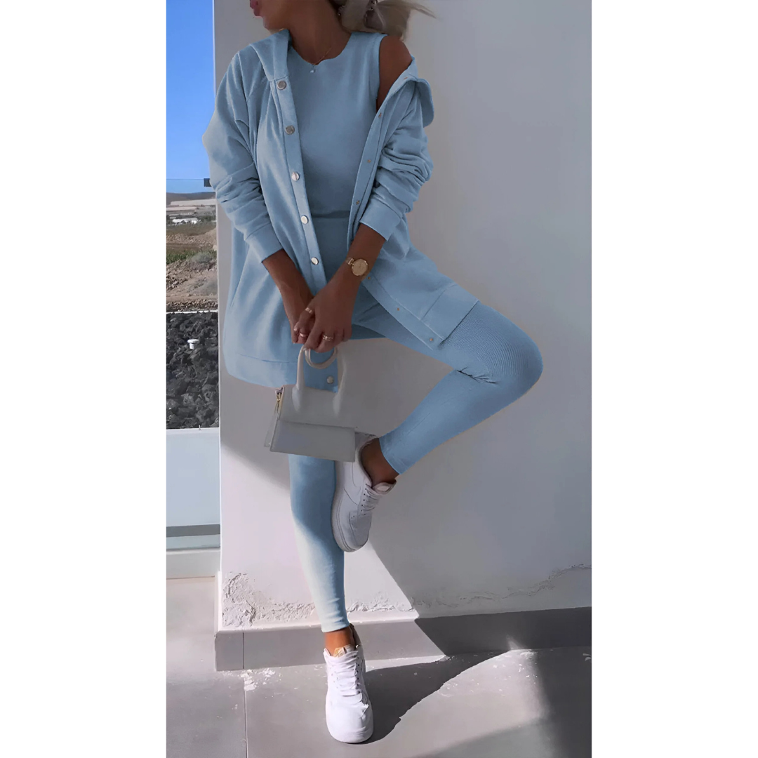 Serena - Women’s Three-Piece Lounge Set