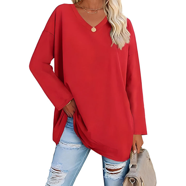 Yvette - Relaxed V-Neck Sweater