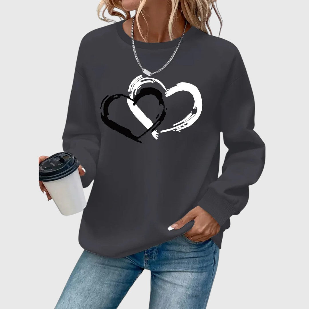 Tamsin - Elegant Heart Sweater