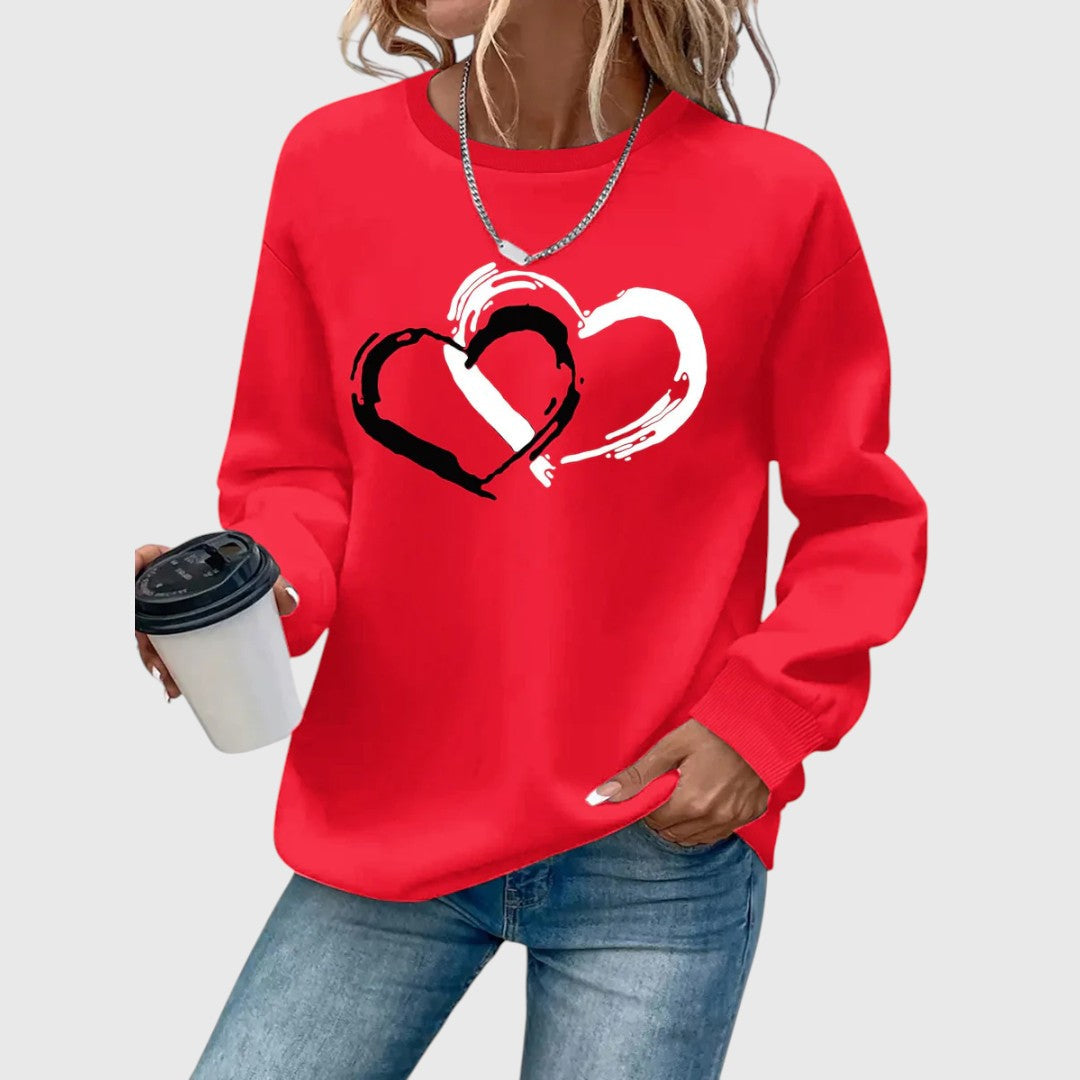 Tamsin - Elegant Heart Sweater