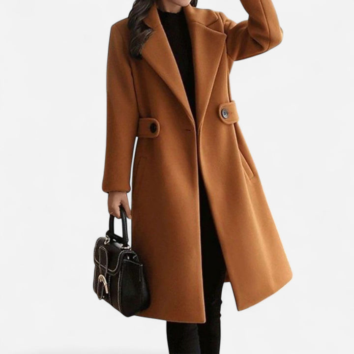 Lila - Classic Wool-Blend Coat Winter Elegance and Comfort