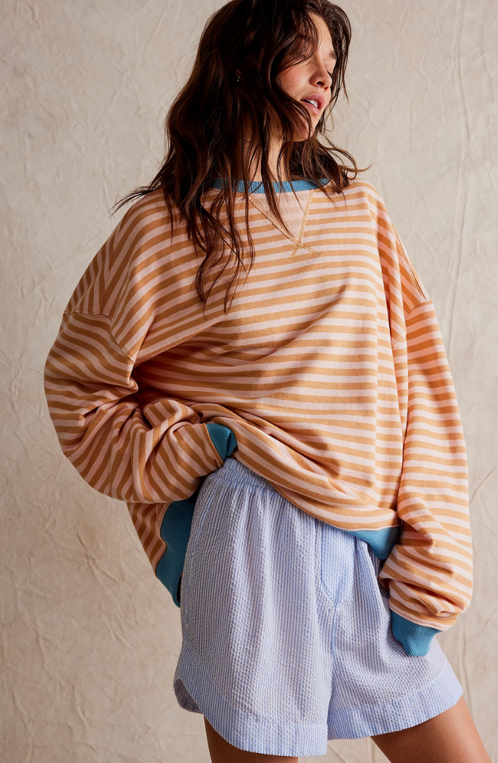 Odette - Striped Oversized Jumper