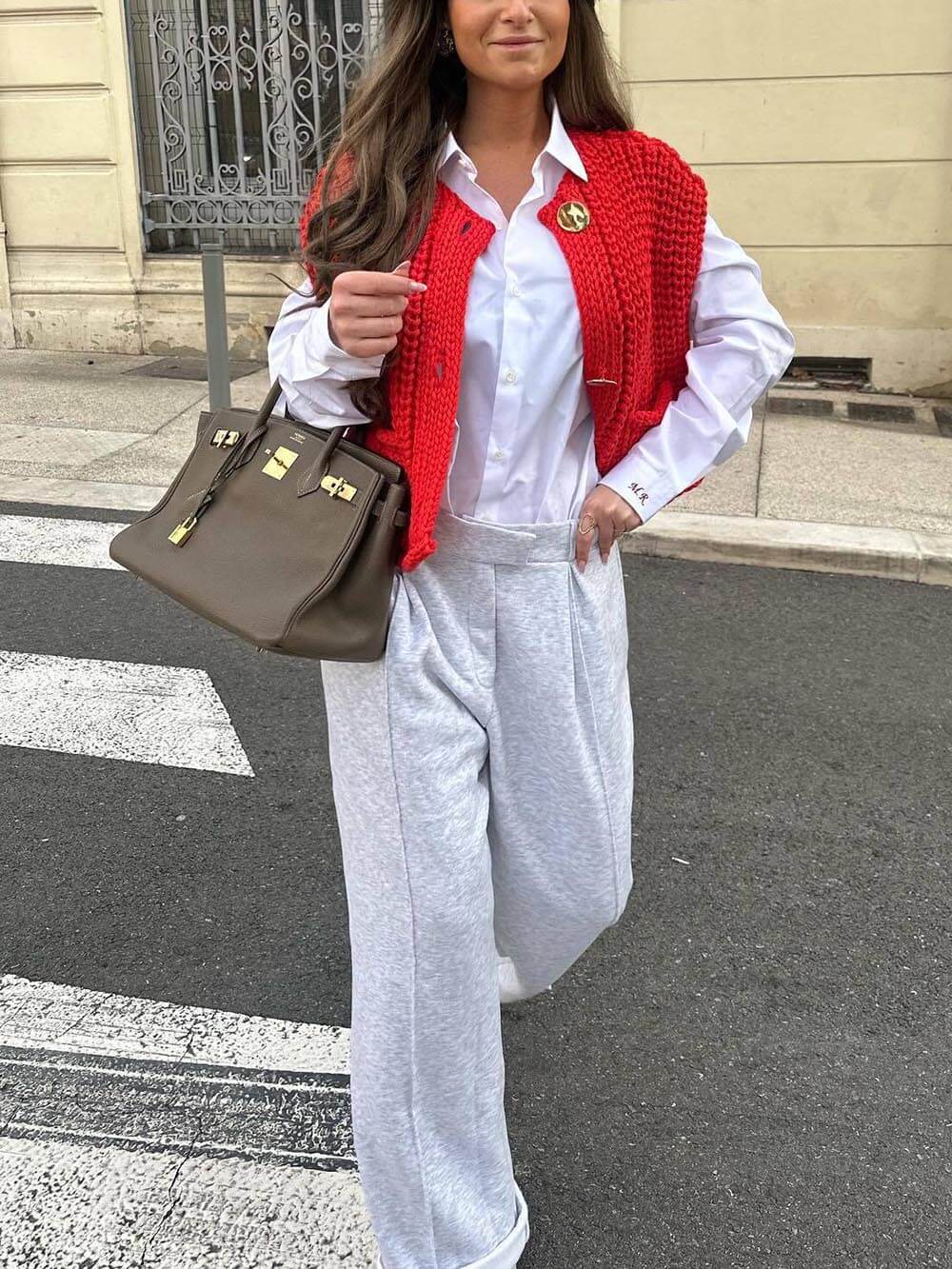 Fiora - Elegant Pocket Sleeveless Cropped Knit Cardigan