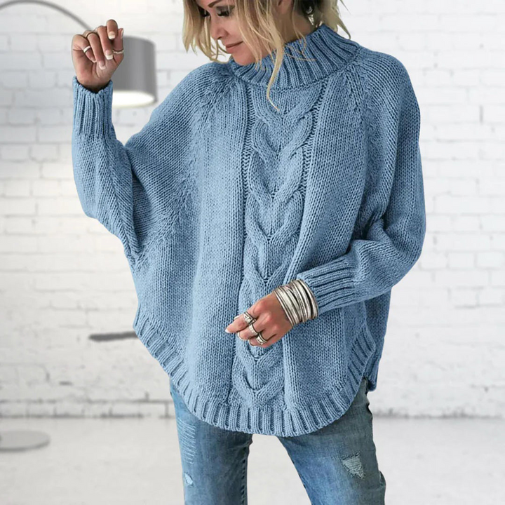 Betsy - Knitted Jumper with Cable Pattern