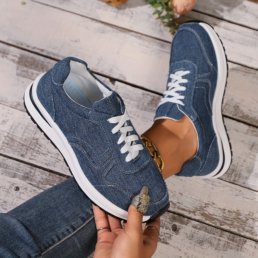 Isla - Orthopedic Denim Sneakers